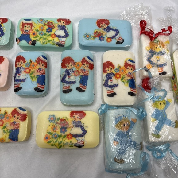 Vtg Katherine Gray Raggedy Ann‎ & Andy Lot Of 14 Bar Soaps Collectible Unused - Picture 3 of 7